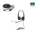 jabra biz 1500 duo cisco spa 303, 5xx, 9xx certified headset view
